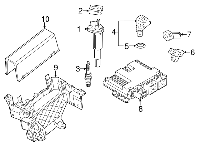 Spark plug, 12122158165