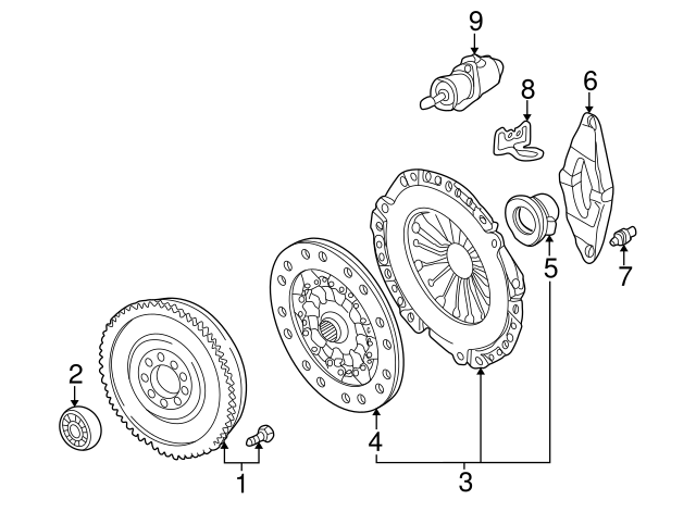 SET CLUTCH P 21217515146