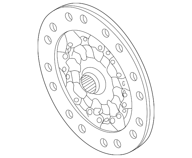 CLUTCH PLATE 21217526590