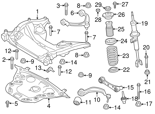 QUERLENKER STURZKORREKTUR 31126779908