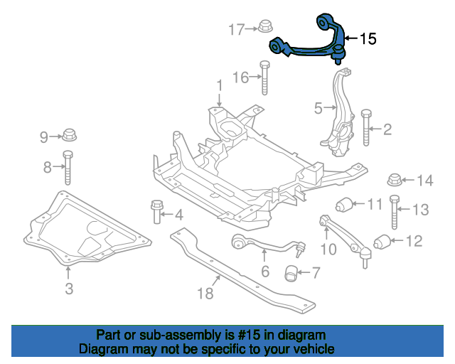 Control arm, 31126863333