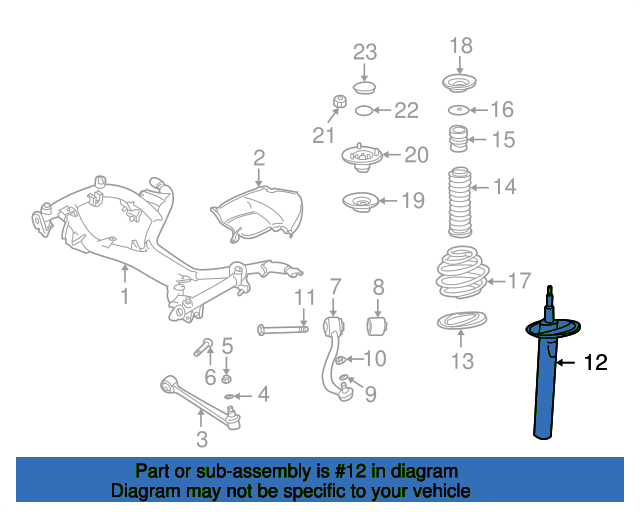 FEDERBEIN VORN 31311096859