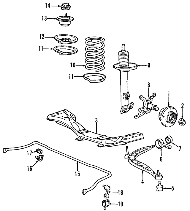 FEDERBEIN VORN LINKS 31316759097