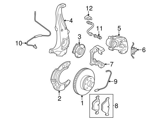 Caliper hous 34116791919