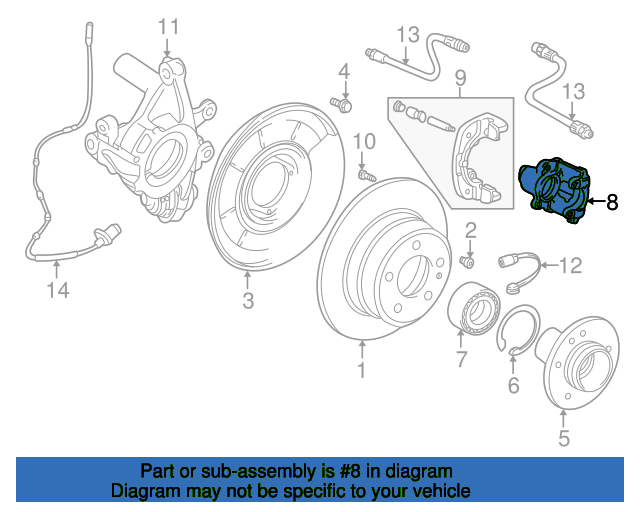 Caliper hous 34211164579