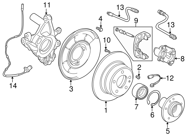 Caliper hous 34211164579