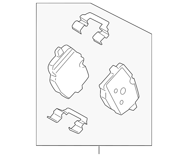 Brake Pad Set, disc brake 34216775346