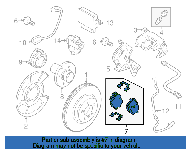 Brake Pad Set, disc brake 34216862202