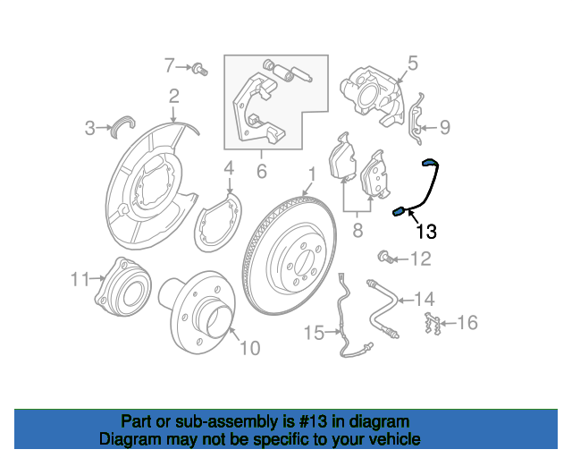 Brake pad we 34356789494