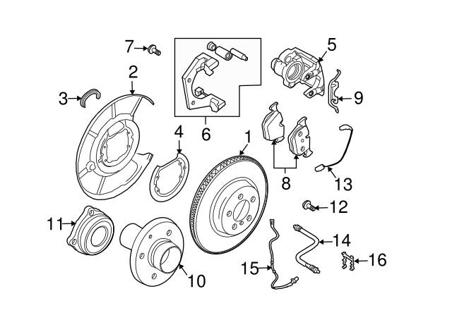 Brake pad we 34356789494