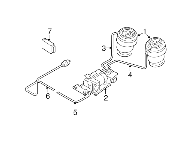 Boot, air suspension 37126790079