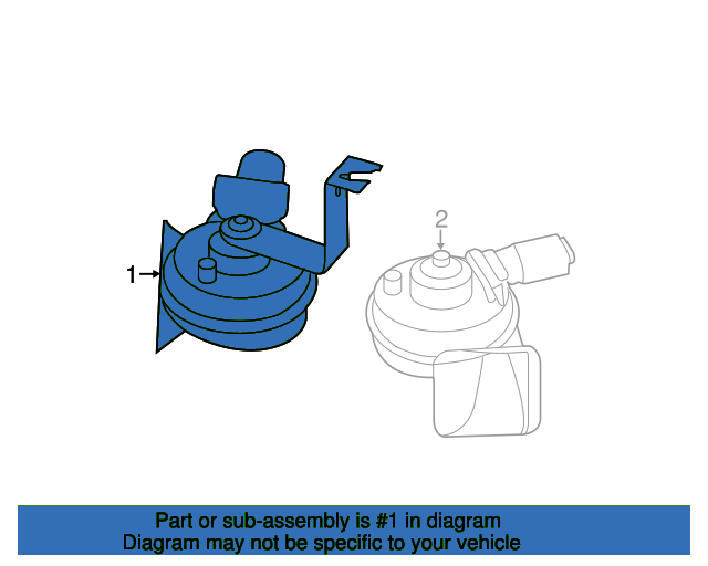 Horn, low pi 61337245422