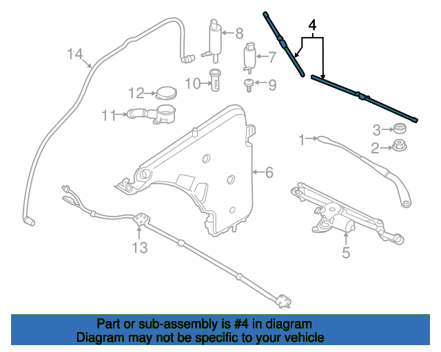 Set of wiper 61612219147