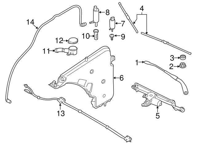 Set of wiper 61612219147