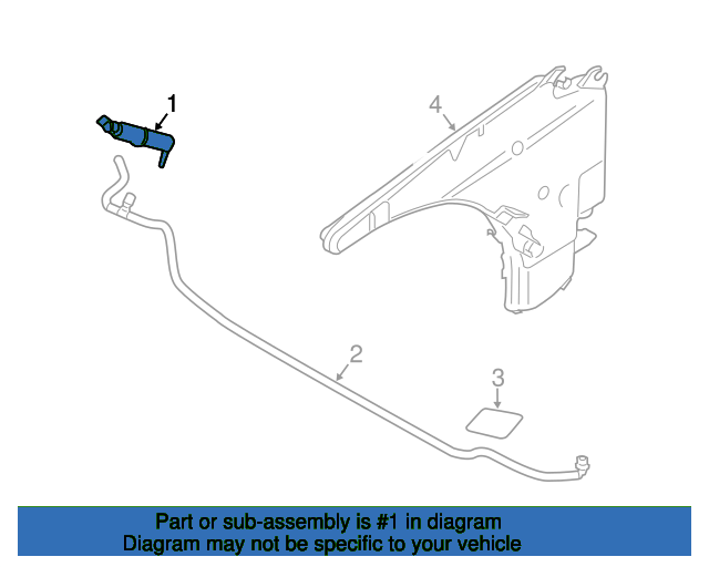 SPRAY NOZZLE 61677321891