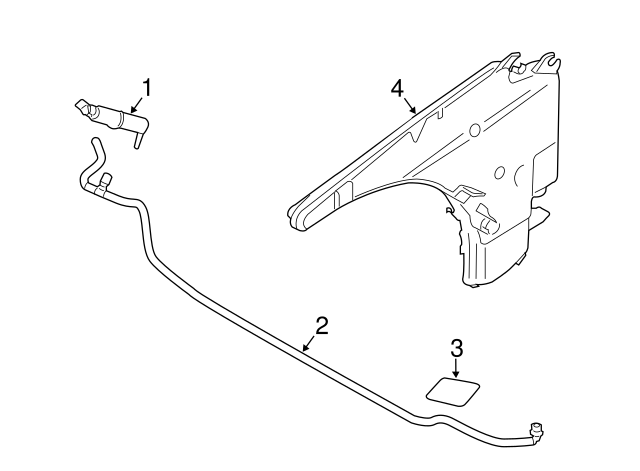 SPRAY NOZZLE 61677321891