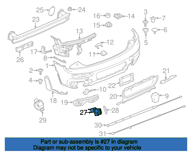 ULTRASCHALLSENSOR LAPISLU 66209348911