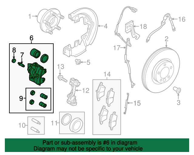 CALIPER - BRAKE - LESS PADS Pfand Eur 50 LR000568