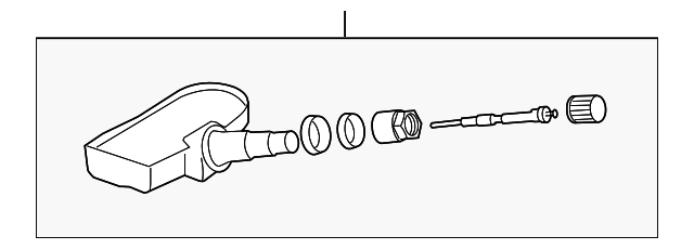 SENSOR - TYRE PRESSURE MONITORING LR021935