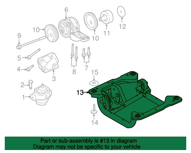 HALTER   MOTORAUFHAENGUNG LR023501