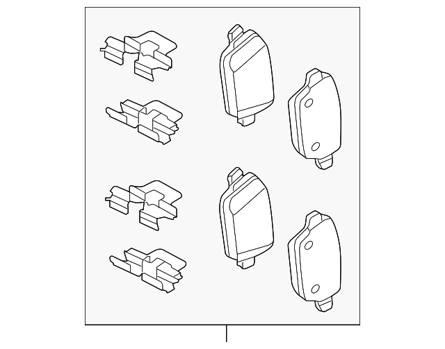 KIT - BRAKE LINING LR023888