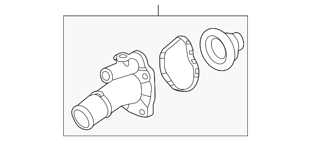 THERMOSTAT AND HOUSING LR027158