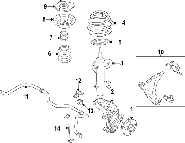 INSULATOR - STABILIZER BAR LR031310