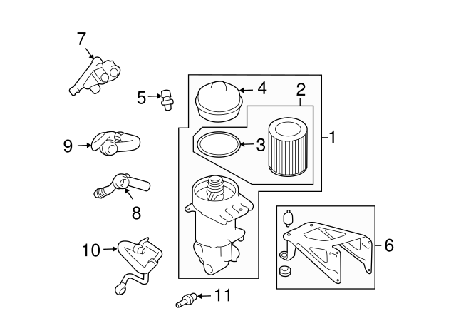 SWITCH - OIL PRESSURE LR058003