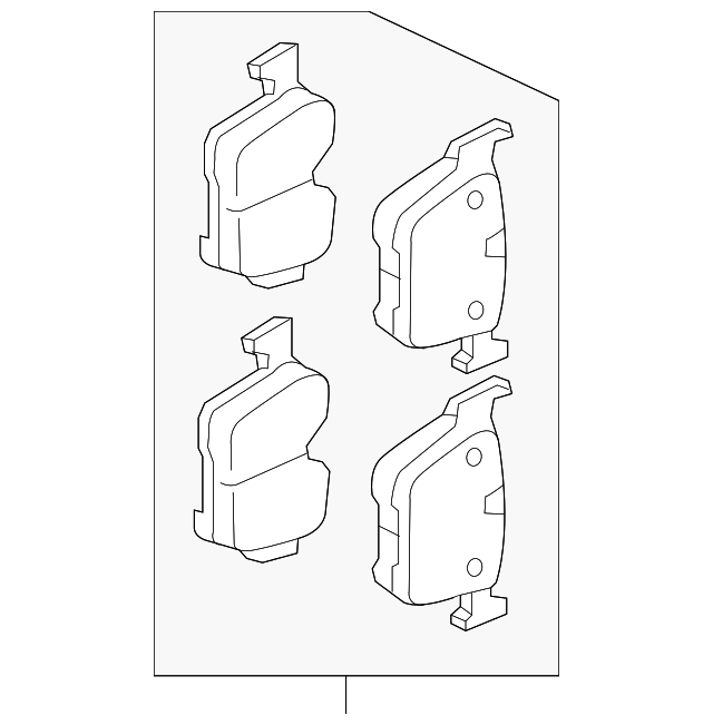 KIT - BRAKE LINING LR095295