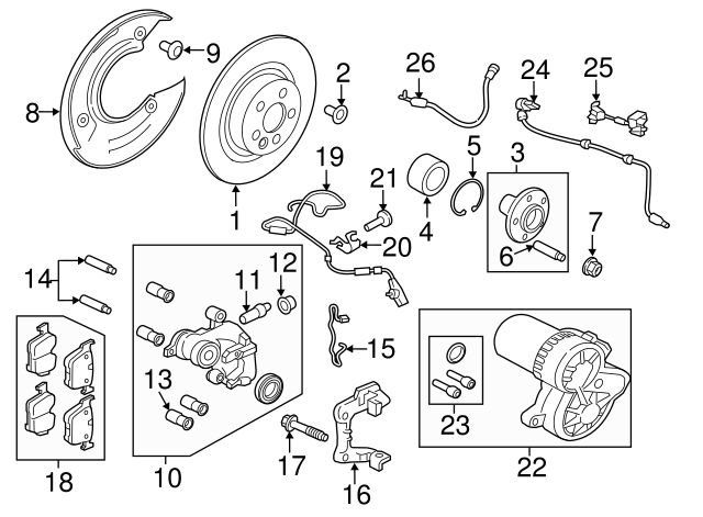 CALIPER - BRAKE LR113712