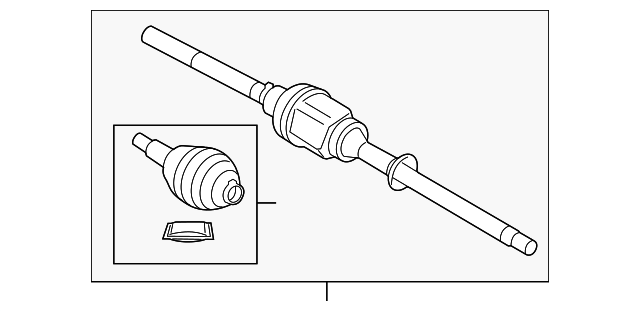 SHAFT - FRONT AXLE Pfand Eur 150 LR117057