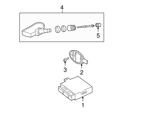 KIT - TPMS SENSOR RQH500471