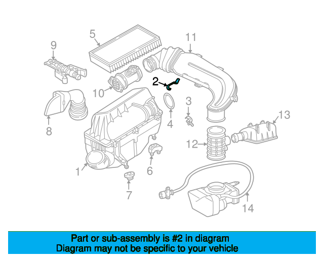 Air Cleaner Assembly Clip A0000941125