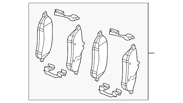 Disk Brake Pad A0004200305