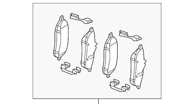 SCHEIBENBREMSBELAG A0004200905