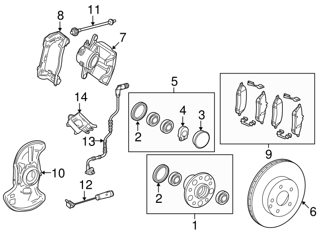 SCHEIBENBREMSBELAG A0004200905