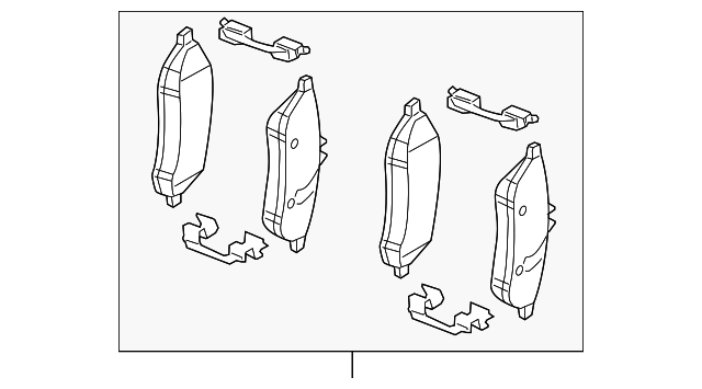 SCHEIBENBREMSBELAG A0004206404