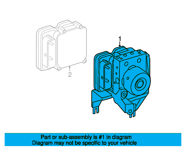 ABS Pump Assembly A0004312500