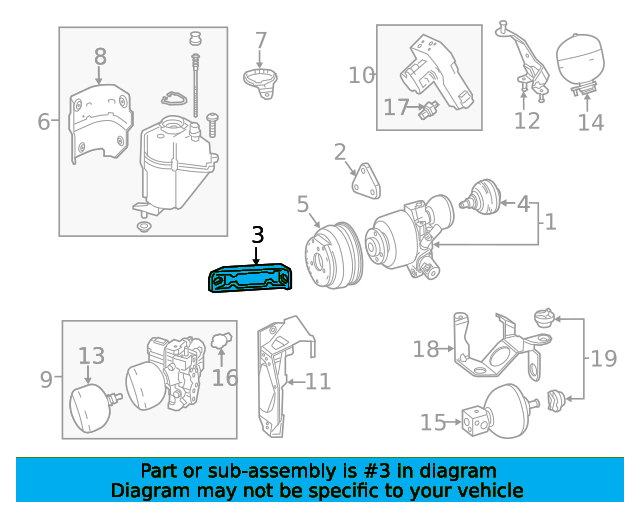 Hydraulic Pump Rear Bracket A0004662340