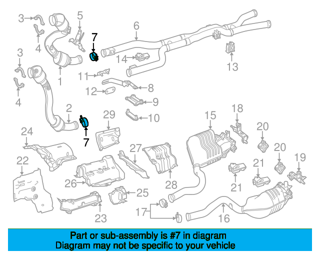 Exhaust Clamp A0004901041
