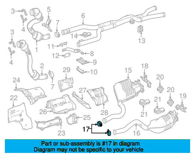 Exhaust Clamp A0004901441