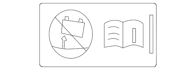 Battery Label A0005840613