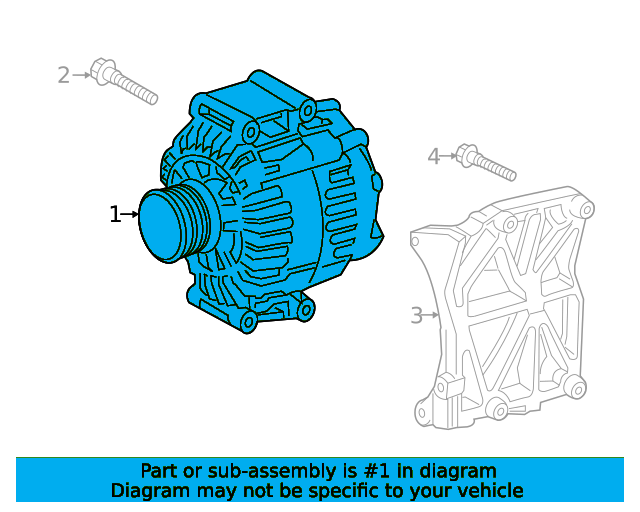 Alternator A0009060822