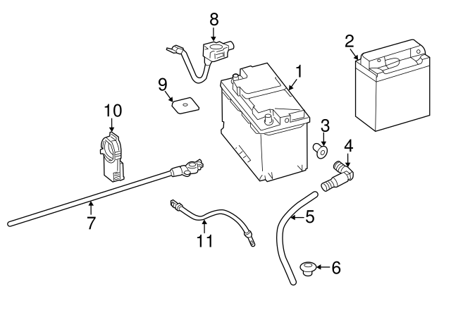 STARTERBATTERIE A0009829908