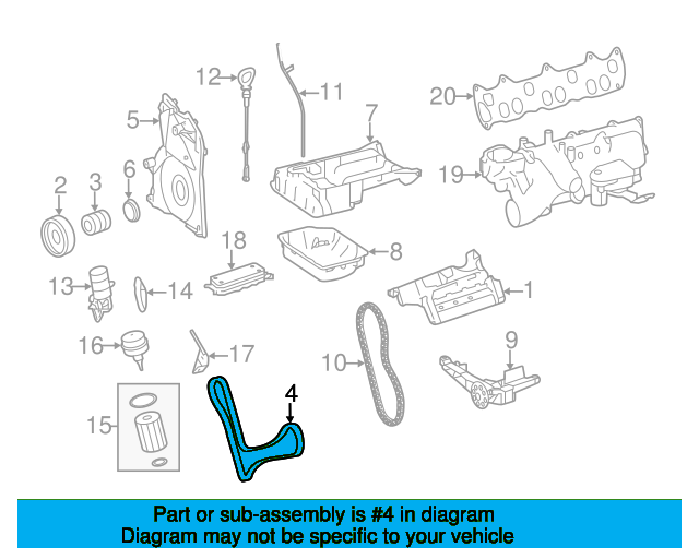 Timing Chain A0009936376