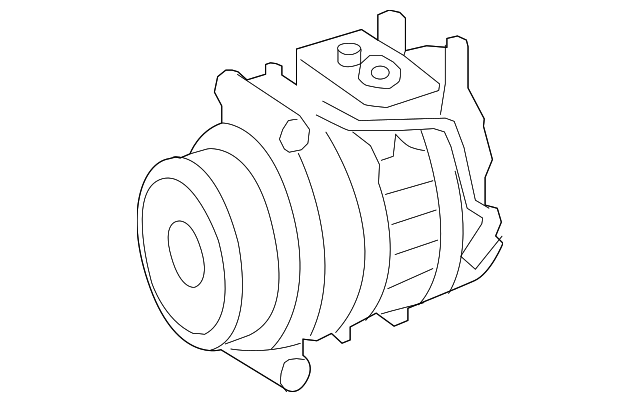 A/C Compressor A0012304111