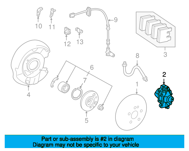 BREMSSATTEL A0014203783