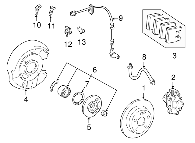 BREMSSATTEL A0014203783