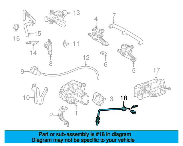 Oxygen Sensor A0015401017