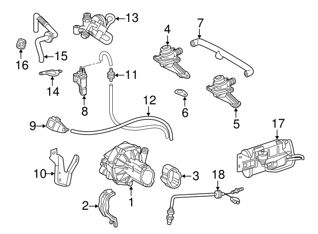 Oxygen Sensor A0015401017